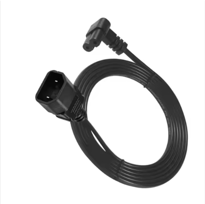 Cable di alimentazione da C7 a C18 ad angolo retto, cavo di alimentazione IEC 60320, da femmina a femmina, 10A 250V, VDE approvato