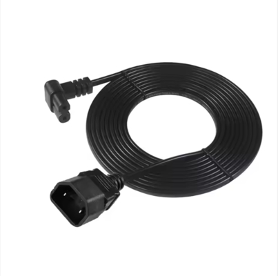 Cable di alimentazione da C7 a C18 ad angolo retto, cavo di alimentazione IEC 60320, da femmina a femmina, 10A 250V, VDE approvato