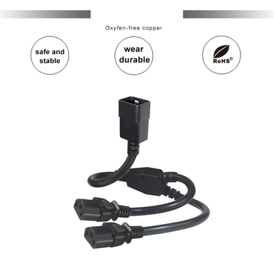 C20 a 2xC13 Cavo di alimentazione a Y 15A 250V Rame puro