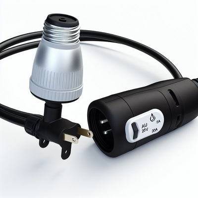 Portalampada idraulica E26 AU Plug con interruttore 303 250V 10A