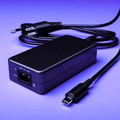Adattatore per alimentazione desktop da 65W con cavo di ricarica Type C 100-240V