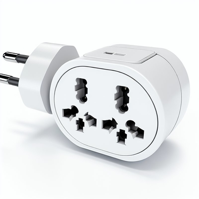 Adattatore per presa di corrente europea a 3 vie 250V 10A con 3 prese CA