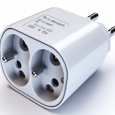 Adattatore per presa di corrente europea a 3 vie 250V 10A con 3 prese CA