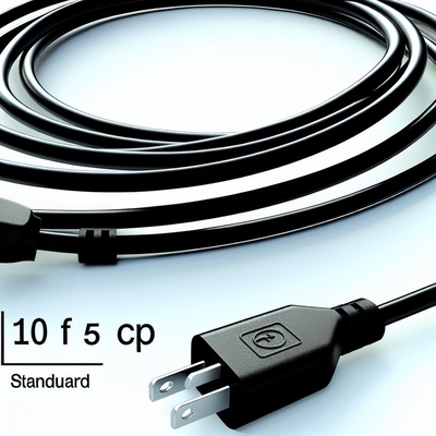 Cable di alimentazione per computer portatili 10FT C5 per prese standard statunitensi