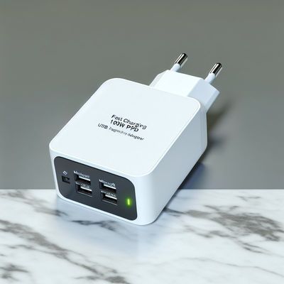 Caricabatterie rapido USB-C PD GaN da 100W con spina US