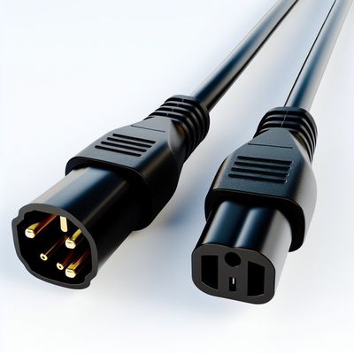 Cavo di alimentazione IEC C5 a C14 10A 1,8m con cavo in rame nudo