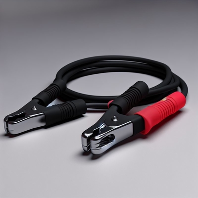 Cavi batteria DC SAE con fusibile da 1,5 m e pinze a coccodrillo da 5A