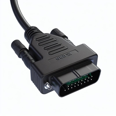 Cavo di adattamento diagnostico OBD-II a DB9 da 16 pin maschio a 9 pin in serie