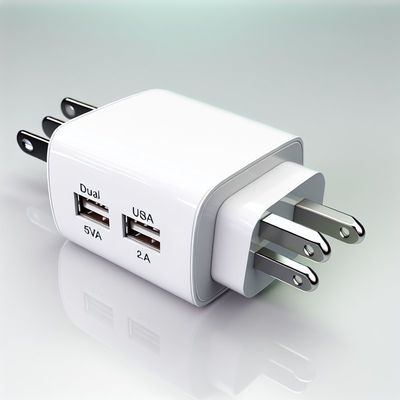 Caricabatterie da muro SA con doppia USB-A 5V 2.4A per dispositivi mobili