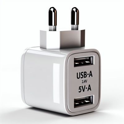 Caricabatterie da muro SA con doppia USB-A 5V 2.4A per dispositivi mobili
