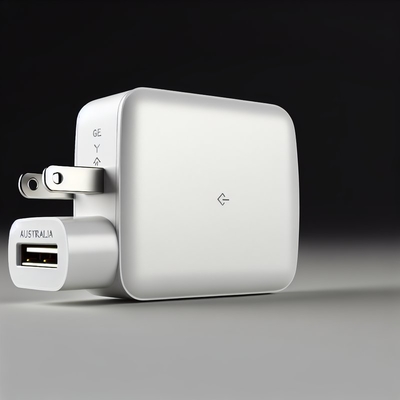 Caricabatterie GaN USB-C da 100W con spina AU a 2 pin per laptop