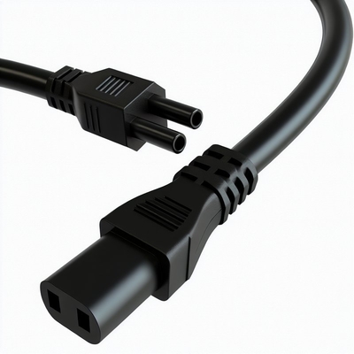 Cavo di alimentazione IEC C5 a C14 1,8 m 16AWG Nero per computer
