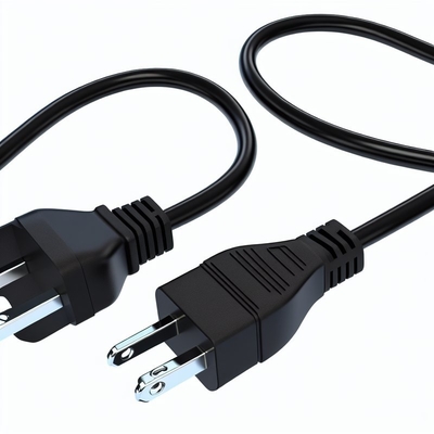 Cavo di alimentazione NEMA 5-15P a 5-15R 1FT 2FT per alimentatore PC