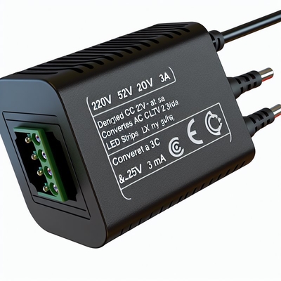 12V 1A Adaptore di alimentazione UE da CA a CC 5.5x2.1mm CE certificato