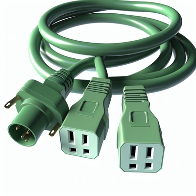 NEMA 5-15P a 5-15R cavo di alimentazione 3 prese 1M US Plug