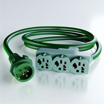 NEMA 5-15P a 5-15R cavo di alimentazione 3 prese 1M US Plug