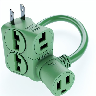 NEMA 5-15P a 5-15R cavo di alimentazione 3 prese 1M US Plug