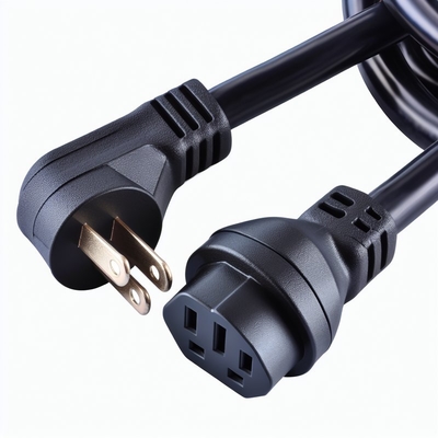 Cavo di alimentazione NEMA 5-15P a IEC C5 14AWG 250V 16A Nero