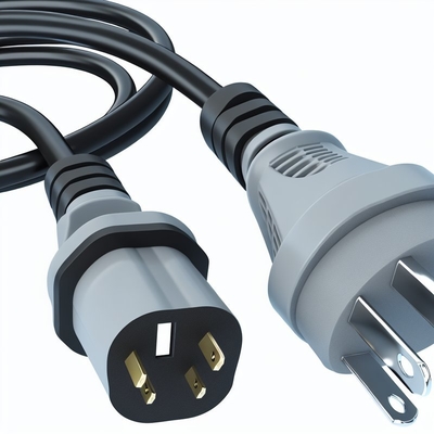 Cavo di alimentazione NEMA 5-15P a IEC C5 14AWG 250V 16A Nero
