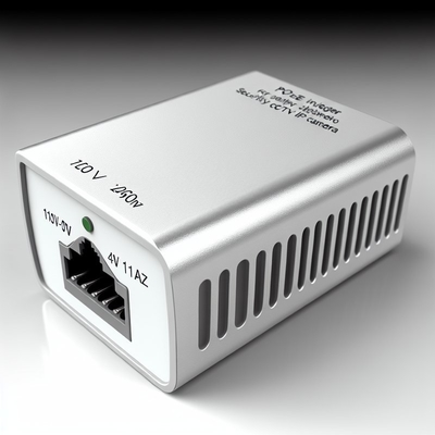 24V 0.5A 12V 1A POE Injector Adapter per telecamere CCTV IP