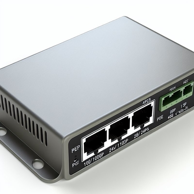 12V 24V 48V iniettore POE passivo per telecamere IP 10/100/1000Mbps
