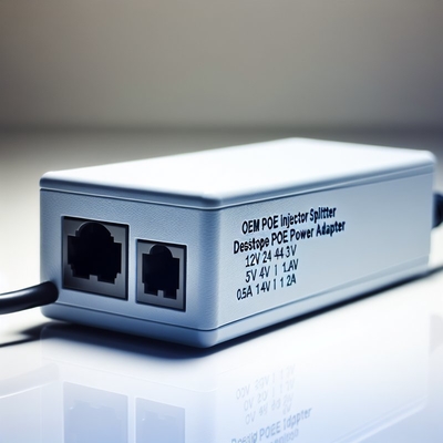 Splitter di iniettore POE da 48 V con 2 porte Ethernet 10/100/1000Mbps