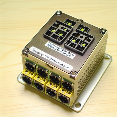 Splitter POE da 48V a 24V 12V 5V con 2 porte RJ45 1Gbps