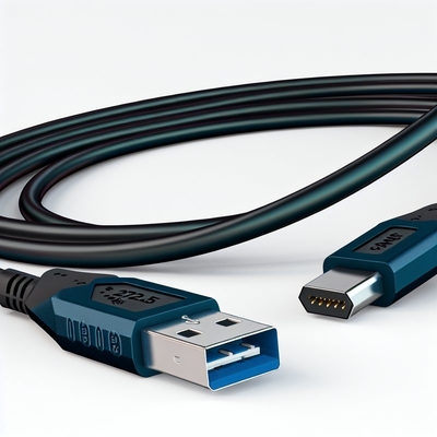 Cavo dati USB 2.0 28AWG 1PR 20AWG 2C Maschio a Femmina 2A