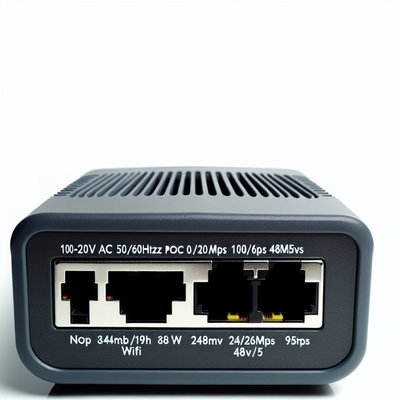 48V a 24V 12V 5V POE Splitter 10/100Mbps per il router WiFi