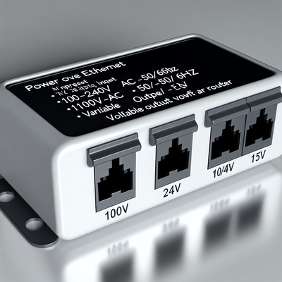 48V a 24V 12V 5V POE Splitter 10/100Mbps per il router WiFi