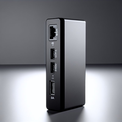 48V a 12V POE Splitter IEEE802.3af con cavo RJ45 e DC