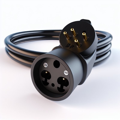 Plug eu schuko al cavo di alimentazione della presa femmina 3x C19 16A
