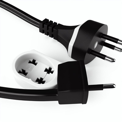 VDE Approvato UE 2 Pin a IEC C7 C8 Cordone di alimentazione per computer portatili 1.5m