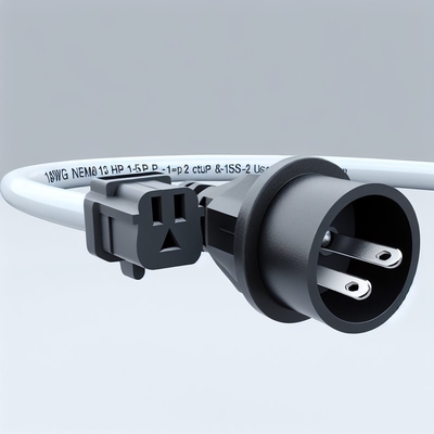 18AWG NEMA 1-15P a C7 US 2 Prong Power Cord