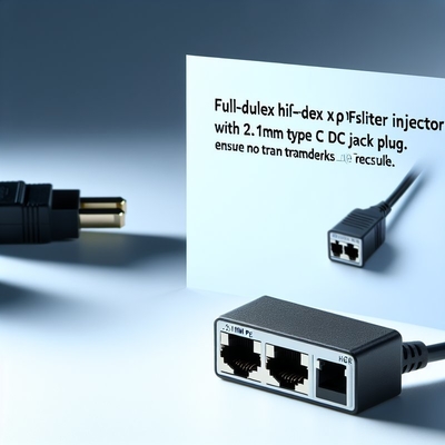 Splitter POE da 48V a 24V 12V 5V con jack DC 2.1MM 5.5MM Tipo C