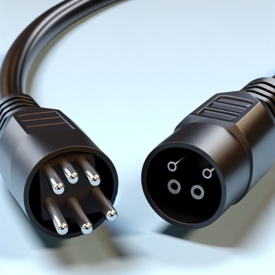 C8 maschio a C7 femmina cavo di alimentazione da 0,8m 18AWG PVC certificato ROHS