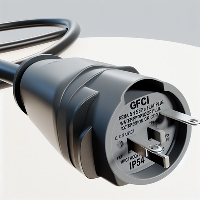 Prolunga stagna GFCI NEMA 5-15P a 5-15R IP53