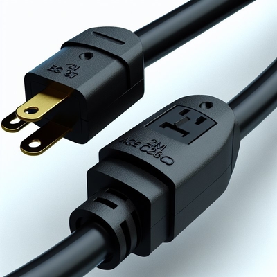 0.8M C7 a C8 Corde di alimentazione 18AWG Giacca in PVC Certificato ROHS