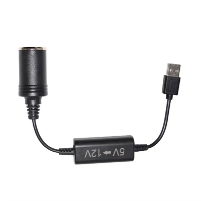 Adattatore di alimentazione step-up USB 5V con presa accendisigari per dispositivi veicolari