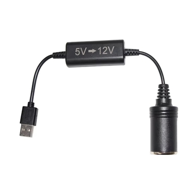 Adattatore di alimentazione step-up USB 5V con presa accendisigari per dispositivi veicolari