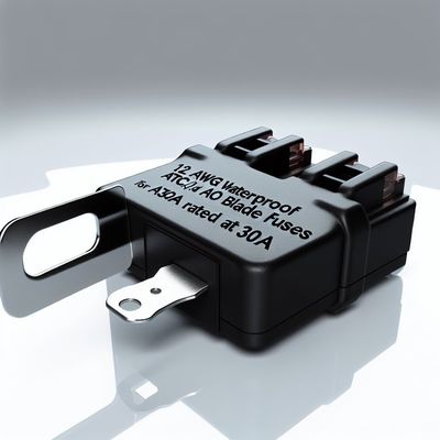 Portafusibile in linea impermeabile 12 AWG per fusibili a lama ATC/ATO 30A