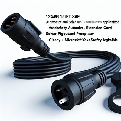 Cavo di prolunga SAE 12AWG 15FT per settore automobilistico e solare