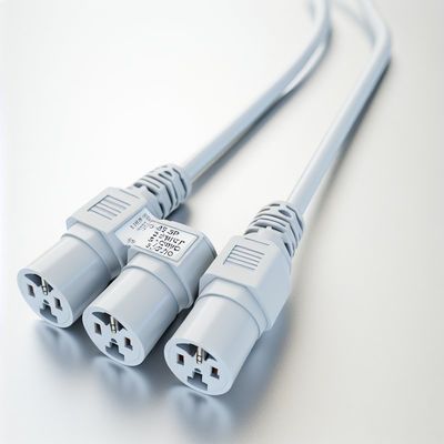 NEMA 5-15P a 3-Way 5-15R Power Splitter SJTW 16AWG