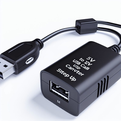 Adattatore di alimentazione step-up USB 5V con presa accendisigari per dispositivi veicolari