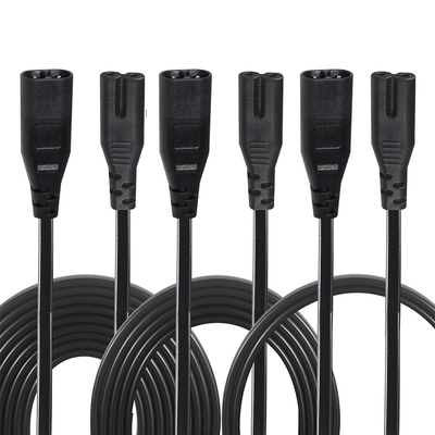 IEC 320 C7 a C8 Corde di alimentazione 10A 250V 18AWG per elettronica