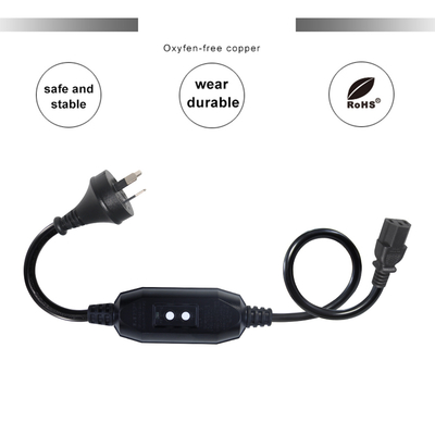 Cavo di alimentazione AU Plug a IEC C13 con RCD 10A 240V