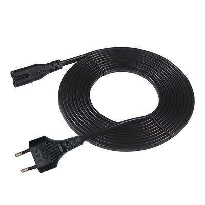 Corde di alimentazione UE 2-Pin a C7 2.5A 250V per elettronica