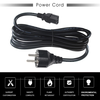 Cavo di alimentazione VDE 250V H05VV-F 3G1.0mm² Schuko a C13