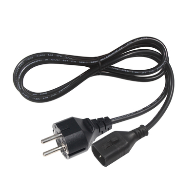 VDE H05VV-F 3G1.0mm2 Schuko a C14 cavo di alimentazione per server