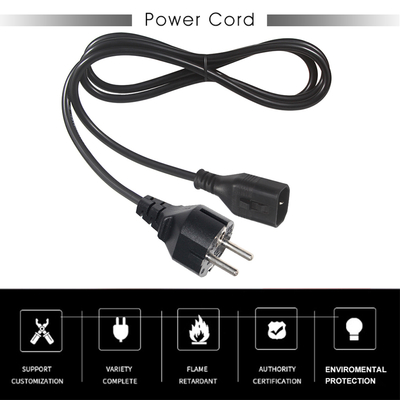 VDE H05VV-F 3G1.0mm2 Schuko a C14 cavo di alimentazione per server